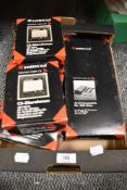 A selection of as new photo slide cases and sets by Reflecta