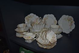 An early 20th century part tea service by Foley china early Shelley