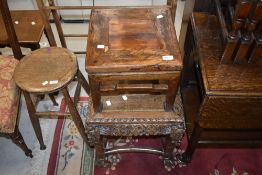 Two oriental occasional tables