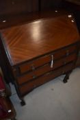 An early 20th Century mahogany bureau