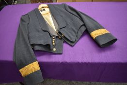 An officers RAF mess jacket and waistcoat.