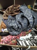 A selection of ladies vintage dress and skirts in retro fabrics