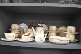 A part tea and dinner service by Carlton Ware in the Mimosa pattern