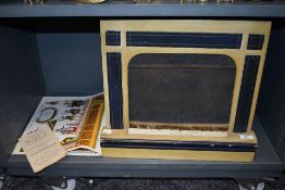 A mid century miniature theatre style play house set with Pollock's Juvenile drama play sets
