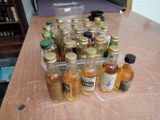 Twenty Eight Single Malt Whisky Miniatures including Connoisseurs Choice, Royal Culross 8 Year