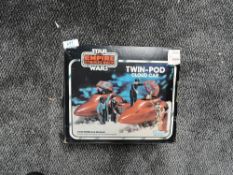 A boxed Star Wars Empire strikes back Twin Pod Cloud Car