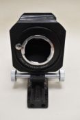 Two Leica Visoflex II's with focusing mounts and a Visoflex II focus bellows and a Visoflex I