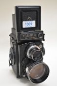 A Yashica Mat 124G reflex camera