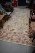 A traditional carpet square, approx. 366 x 270cm