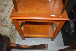 A modern yew effect side/coffee table