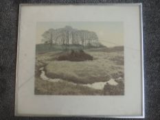 Kenneth Leech, (20th century British), after, a Ltd Ed print, Moorland Stream, num 87/95, 32 x 38cm,