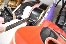 Four acoustic guitars including Guvnor
