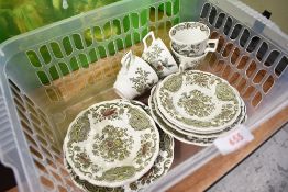 A part tea service by Ridgway in the Windsor design