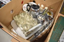 A selection of plated wares and espresso glasses