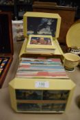 A selection of modern postcards including Royal Mail Stamp card series
