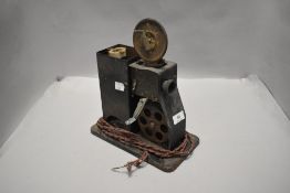 An antique projector, untested.