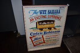 An iconic local interest hand painted sign for the Sandpiper Wet Sahara Cedric Robinson Kents Bank