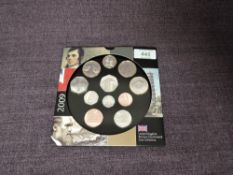 A Royal Mint United Kingdom Brilliant Uncirculated 2009 Coin Collection, 11 coins including 2009 Ke