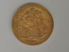 A United Kingdom George V 1918 Gold Sovereign, Perth Mint mark