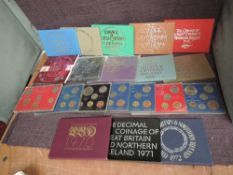 Twenty GB Coin Year Sets, 1953, 1962, 1963, 1964, 1965, 1966, 1967, 1970, 1971, 1972, 1973, 1974,
