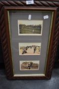 A set of three early colour postcards for Blackpool and surrounding area