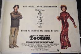 Ten genuine vintage film movie quad posters of general interest including Trial of the Pink Panther,