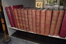 A set of library volumes leather bound Arabian nights Captain R.F Burton