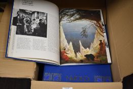 A selection of library volumes Portraits of greatness music and art related