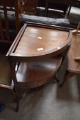 A 19th Century mahogany corner washstand
