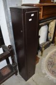 A metal gun cabinet