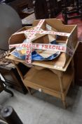 A Natural pine washstand in the Victorian style