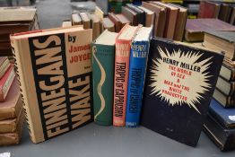Literature. A small selection. Henry Miller and James Joyce. (5)