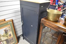 An upcycled oak and painted children's wardrobe