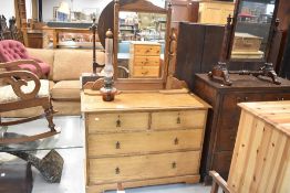 A Victorian satinwood dressing table, in the Aesthetic style