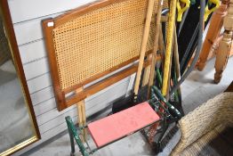 A selection of tools, mainly garden