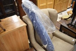 A modern carpet piece (as new, in blue)