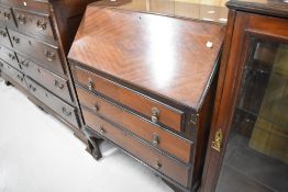 An early 20th Century mahogany bureau