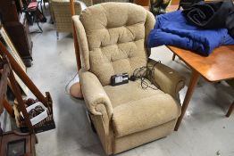 A modern electric recliner chair