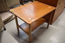 A vintage sapele occasional table