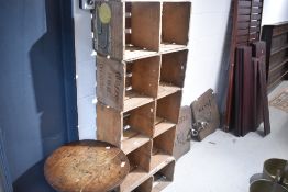A selection of wooden crates, industrial or retail/upcycling