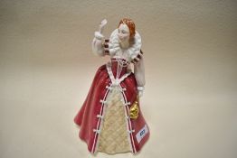 A Royal Doulton figure Queens of the Realm limited edition 2911/5000 queen Elizabeth 1 HN3099
