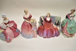 Four Royal Doulton ladies, to include Penelope, Roseanna, Sweet and Twenty and Kate Hardcastle.