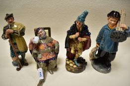 Four Royal Doulton figures Master SweepHN2205 AF, The Foaming Quart HN2162, The Laird HN2361 and the