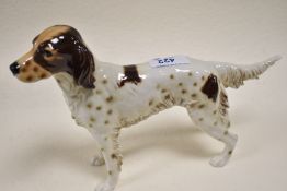 A Goebel English Setter study,CH622,gloss finish.
