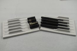 Four BHR dipping pens with retractable nibs including Scriptor, Everly and Le Fidele