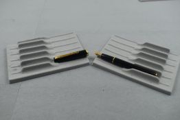 A Waterman 88 fountain pen with unusual Jifmatic capillary fill in black having Waterman 3 nib in