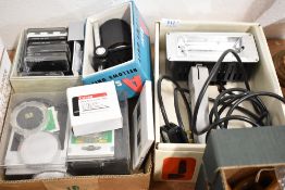 A selection of photographic equipment and light also filter selection