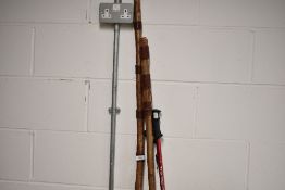 Two hand made walking sticks and similar hiking stick