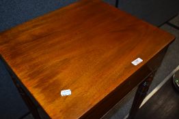 A good quality 19th century mahogany writing table with pull out desk drawer, secret compartments