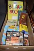 A selection of ephemera including a collection of alcohol advertising bottle labels